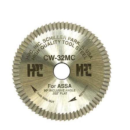 HPC HPC: Key Machine Cutter, ASSA Twin Cylinder, 90 Degree HPC-H-CW-32MC